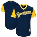 Brewers Majestic Navy 2017 Players Weekend Team Jersey