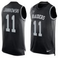 Nike Oakland Raiders #11 Sebastian Janikowski Black Team Color Men Stitched NFL Limited Tank Top Jersey