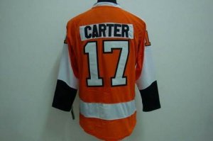 nhl philadelphia flyers #17 carter orange