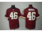 Nike Washington Redskins #46 Alfred Morris Red Jerseys(Elite)