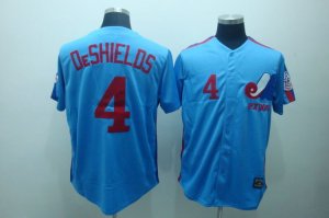 mlb montreal expos #4 deshields m&n blue