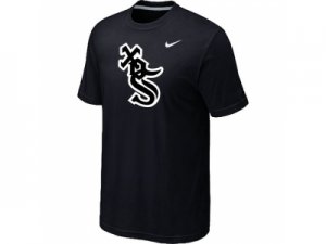 Chicago White Sox Nike Heathered Black Club Logo T-Shirt