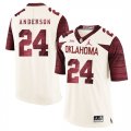 Oklahoma Sooners #24 Rodney Anderson White 47 Game Winning Streak College Football Jersey