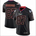 Nike Patriots #87 Rob Gronkowski Black Shadow Legend Limited Jersey