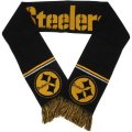 Pittsburgh Steelers Ladies Metallic Thread Scarf Black