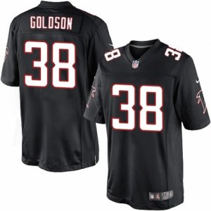 Mens Nike Atlanta Falcons #38 Dashon Goldson Limited Black Alternate NFL Jersey