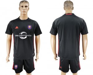 2017-18 Orlando City Black Goalkeeper Soccer Jersey