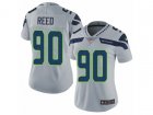 Women Nike Seattle Seahawks #90 Jarran Reed Vapor Untouchable Limited Grey Alternate NFL Jersey