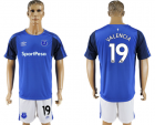 2017-18 Everton FC 19 VALENCIA Home Soccer Jersey