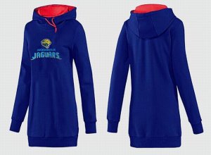 Women Jacksonville Jaguars Logo Pullover Hoodie-088