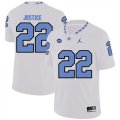 North Carolina Tar Heels 22 Charlie Justice White College Football Jersey