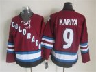 NHL Colorado Avalanche #8 Kariya Throwback red jerseys
