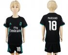2017-18 Real Madrid 18 MARIANO Away Youth Soccer Jersey