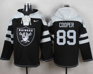 Nike Oakland Raiders #89 Amari Cooper Black Player Pullover Hoodie