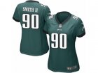 Women Nike Philadelphia Eagles #90 Marcus Smith II Game Midnight Green Team Color NFL Jersey