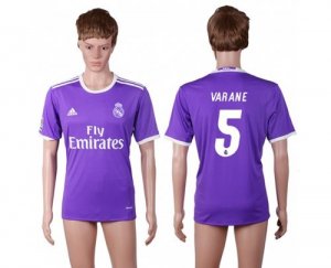 Real Madrid #5 Varane Away Soccer Club Jersey