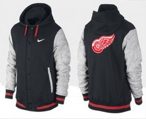 NHL Detroit Red Wings Logo Pullover Hoodie 5