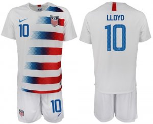 2018-19 USA 10 LLOYD Home Soccer Jersey