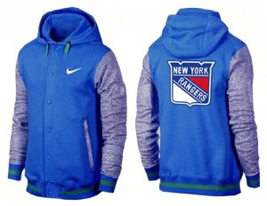 NHL New York Rangers Logo Pullover Hoodie 4