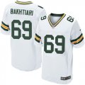 Nike Green Bay Packers #69 David Bakhtiari white Jerseys(Elite)