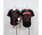 Youth mlb jerseys san francisco giants #40 bumgarner black[sf style]