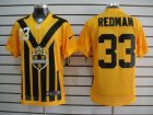 Nike NFL pittsburgh steelers #33 redman throwback yellow-black 1933