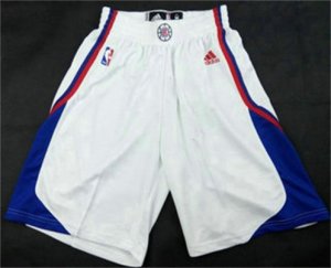 Mens Los Angeles Clippers White Swingman Shorts