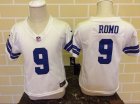 kids Nike dallas cowboys #9 Tony Romo white Jerseys