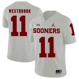 Oklahoma Sooners #11 Dede Westbrook White College Football Jersey