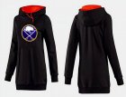 NHL Women Buffalo Sabres Logo Pullover Hoodie 7