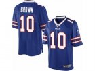 Mens Nike Buffalo Bills #10 Philly Brown Limited Royal Blue Team Color NFL Jersey