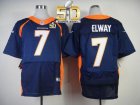 Nike Denver Broncos #7 John Elway Navy Blue Alternate Super Bowl 50 Men Stitched NFL New Elite Jersey