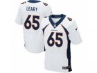 Mens Nike Denver Broncos #65 Ronald Leary Elite White NFL Jersey