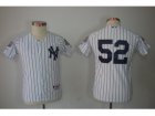 Youth New York Yankees #52 C.C. Sabathia White jerseys(2009 Logo WS 09 Champions Pat)