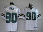 Green Bay Packers #90 B.J. Raji White