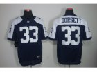Nike NFL Dallas Cowboys #33 Tony Dorsett Blue Jerseys Thankgivings(Elite)