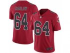 Mens Nike Atlanta Falcons #64 Sean Harlow Limited Red Rush NFL Jersey