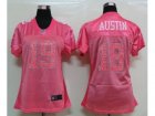 Nike Womens Dallas cowboys #19 Austin Pink Jerseys