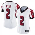 Nike Falcons #2 Matt Ryan White Women Vapor Untouchable Limited Jersey