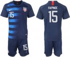 2018-19 USA 15 RAPINOE Away Soccer Jersey