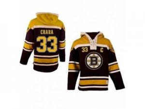 nhl jerseys Boston Bruins #33 Zdeno Chara Black[pullover hooded sweatshirt patch]