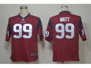 Nike NFL Houston Texans #99 J.J Watt Red Game Jerseys