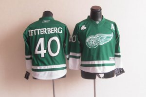 youth nhl jerseys detroit red wings #40 zetterberg green