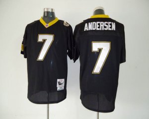 New Orleans Saints #7 Morten Andersen 1991 Throwback black