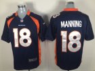 Nike denver broncos #18 manning blue Game jerseys