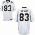 Mens Nike New Orleans Saints #83 Willie Snead IV Game White NFL Jersey