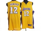 nba los angeles lakers #12 dwight howard yellow[howard]