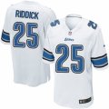 Mens Nike Detroit Lions #25 Theo Riddick Game White NFL Jersey