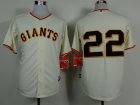 mlb jerseys san francisco giants #22 cream