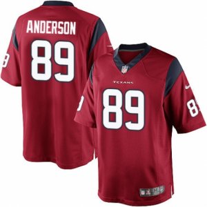 Mens Nike Houston Texans #89 Stephen Anderson Limited Red Alternate NFL Jersey